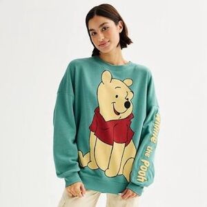 DISNEY Winnie the Pooh Green Sweatshirt